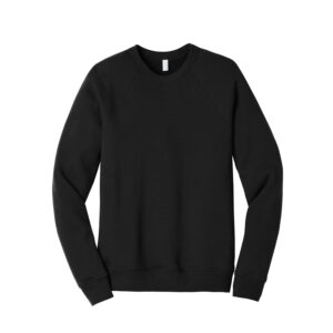 Sponge Fleece Crewneck Sweatshirt (Black)